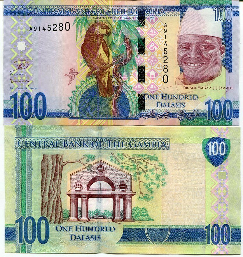 Gambia 100 Dalasis 2015 P 35 UNC