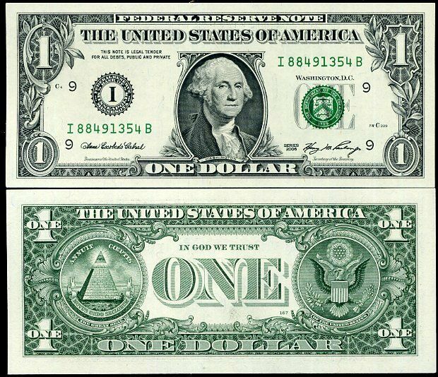 United States 1 Dollar USA 2006 "I" Minneapolis P 523 UNC