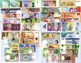 World Banknotes Lot Set 40 Pcs From 27 Countries All UNC