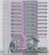 Cambodia 5000 Riels 2015 P 68 UNC LOT 10 Pcs