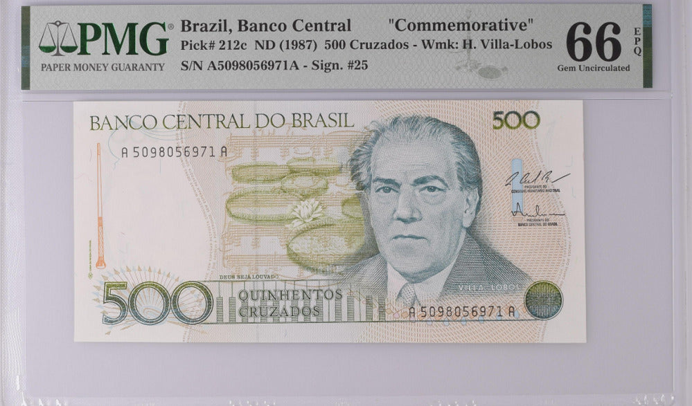 Brazil 500 Cruzados Novos, 1990 ND, P-222, UNC