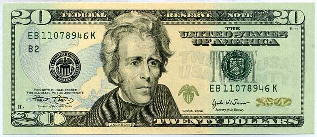 UNITED STATES 20 DOLLARS USA 2004 B NEW YORK P 521 UNC