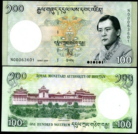 Bhutan 100 Ngultrum 2006 P 32 UNC