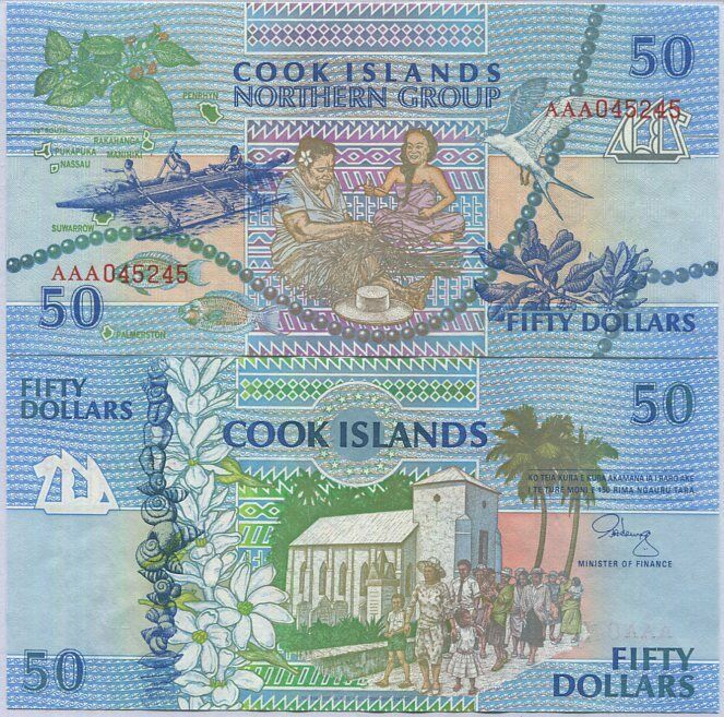 Buy Rare and Collectible Cook Islands Banknotes Online