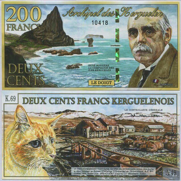 Kerguelen 200 Francs 2012 Polymer Fantasy
