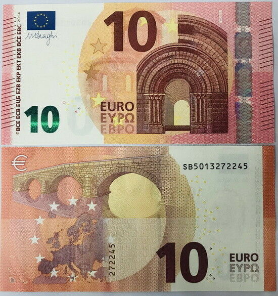 Euro 10 Euros ITALY 2014 P 21 SB UNC