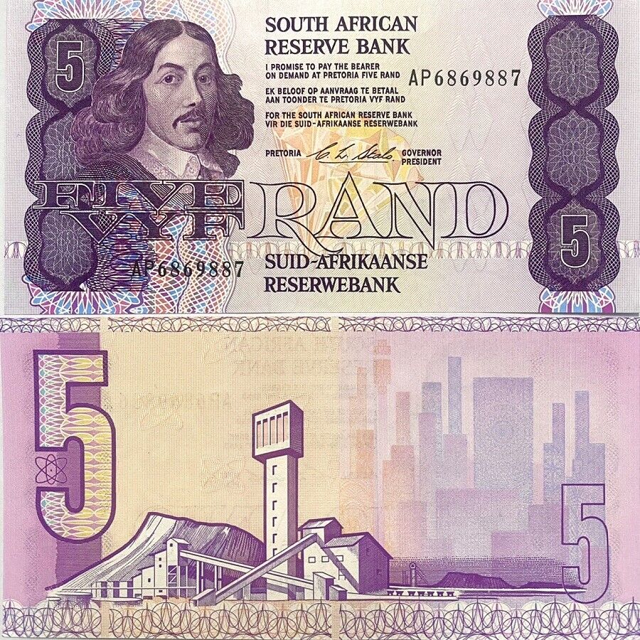 South Africa 5 Rand 1990/1994 P 119 e UNC
