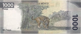 Mexico 1000 Pesos 2021 Sign Jonathan Random Series P 137 UNC
