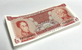 Venezuela 5 Bolivares 1989 P 70 b UNC LOT 100 PCS