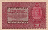 Poland 20 Marek 1919 P 26 AUnc