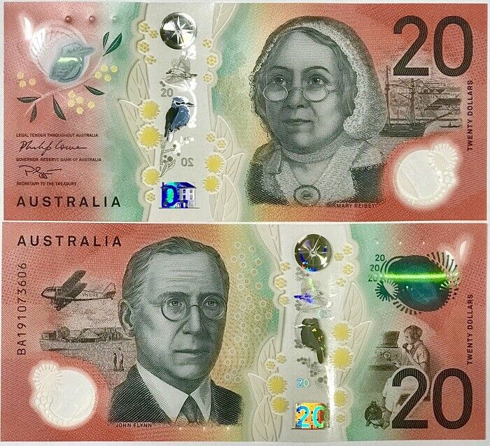 Australia 20 Dollars 2019 P 64 Polymer UNC