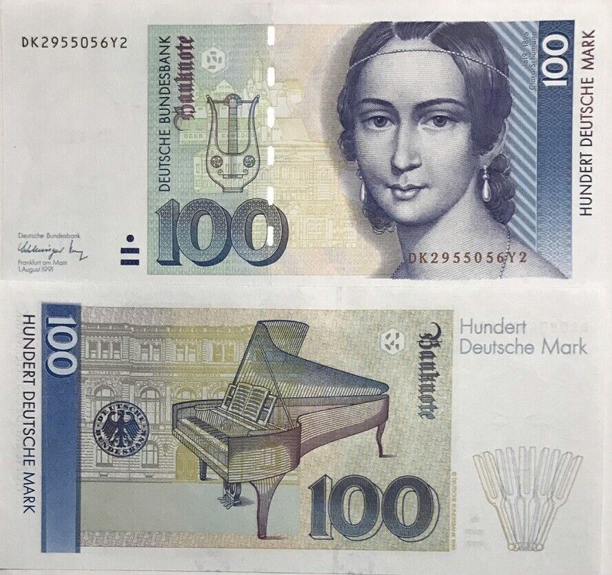 Germany 100 Deutsche Mark 1991 P 41 AUnc