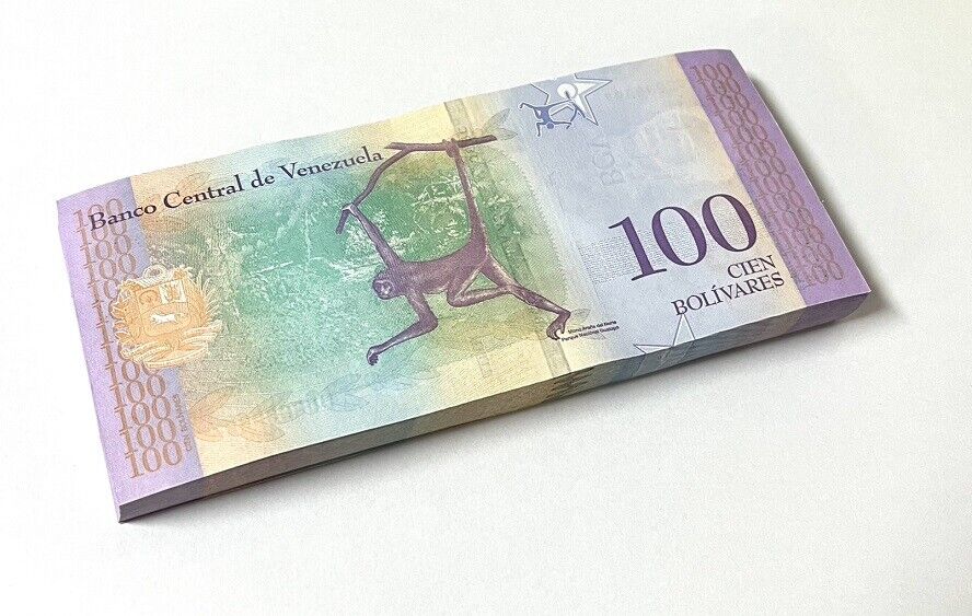 Venezuela 100 Bolivares 15 JAN 2018 P 106 UNC LOT 25 PCS