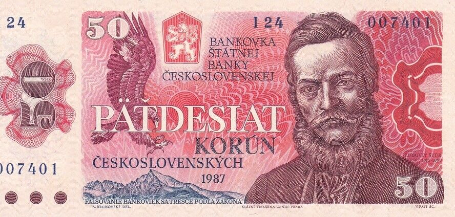 Czechoslovakia 50 Korun 1987 P 96 UNC