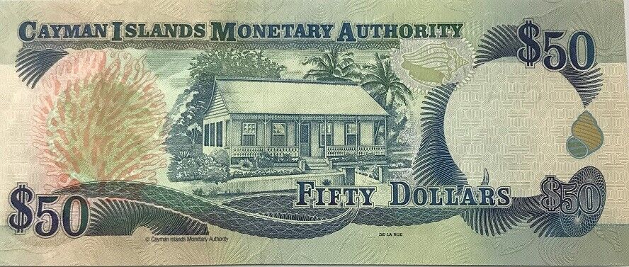 Cayman Islands 50 Dollars 2001 P 29 UNC