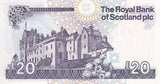 Scotland 20 Pounds 2017 The Royal Bank P 354 F UNC