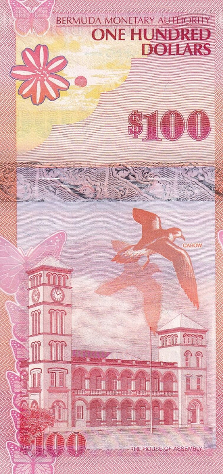 Bermuda 100 Dollars 2009 P 62 UNC