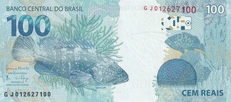 Brazil 100 Reais 2010 P 257 d UNC
