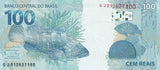 Brazil 100 Reais 2010 P 257 d UNC