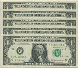 United States 1 Dollars USA 2017A F Atlanta P 544 UNC LOT 5 PCS