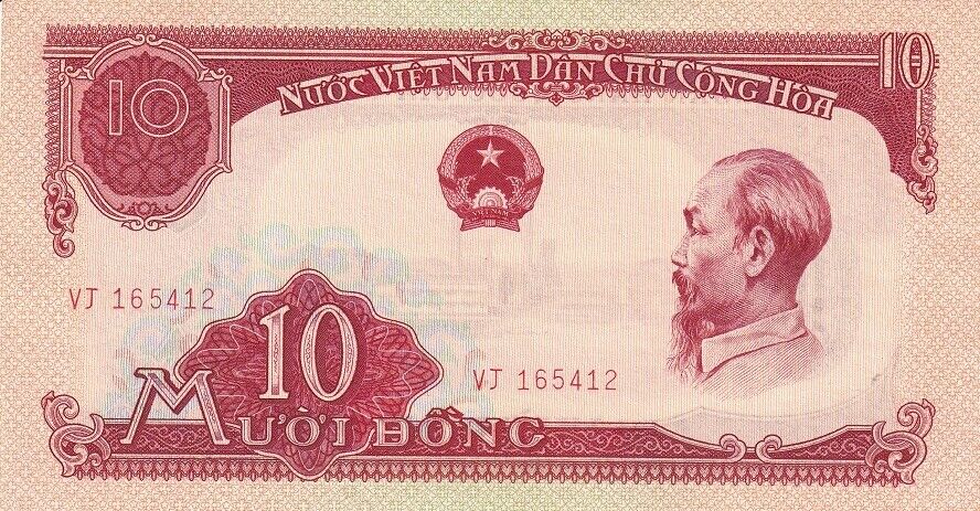 Vietnam 10 Dong 1958 P 74 a AUnc