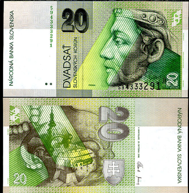 Slovakia 20 Korun 2006 P 20 g UNC