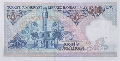 Turkey 500 Lira 1970 Series B P 195 UNC