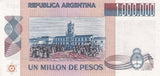 Argentina 1000000 Pesos ND 1981-1983 P 310 UNC