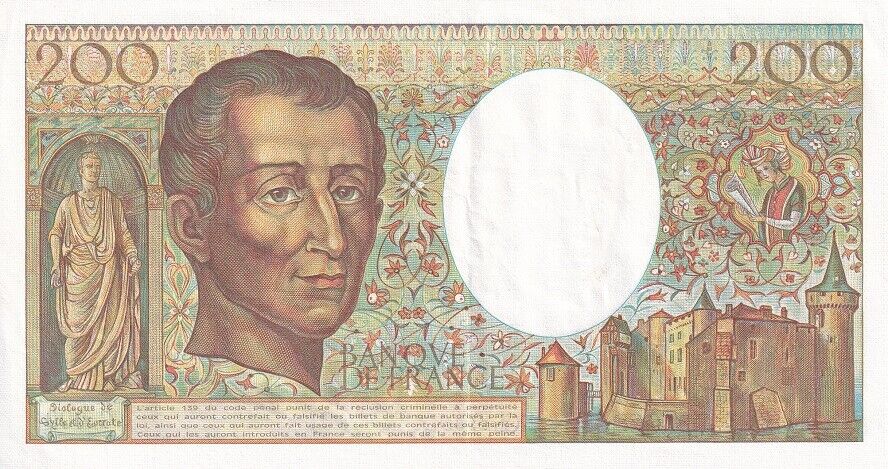 France 200 Francs 1982 P 155 a XF/VF