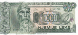 Albania 1000 Leke 1994 P 58 a UNC