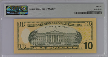 United States 10 Dollars USA 2004A P 520 B New York GEM UNC PMG 66 EPQ