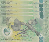 Papua New Guinea 2 Kina 2017 P 50 Polymer UNC LOT 5 PCS