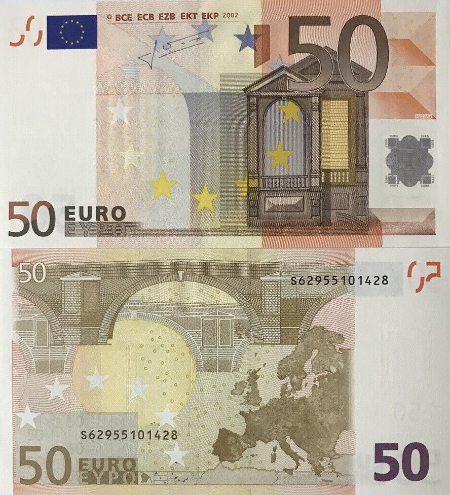 Euro 50 Euro Italy 2002 P 11 s UNC