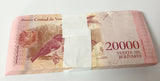 Venezuela 20000 Bolivares 2017 P 99 UNC LOT 100 PCS 1 Bundles