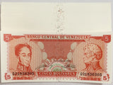 Venezuela 5 Bolivares 1989 P 70 b UNC LOT 20 PCS