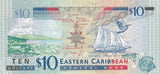 East Caribbean 10 Dollars ND 2003 suffix letter V P 43 v UNC