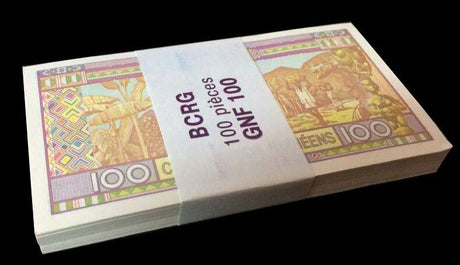 Guinea 100 Francs 2015 P A47 UNC Lot 100 Pcs 1 Bundle