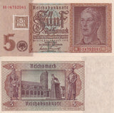 Germany Democratic 5 Deutsche Mark 1948 P 3 UNC