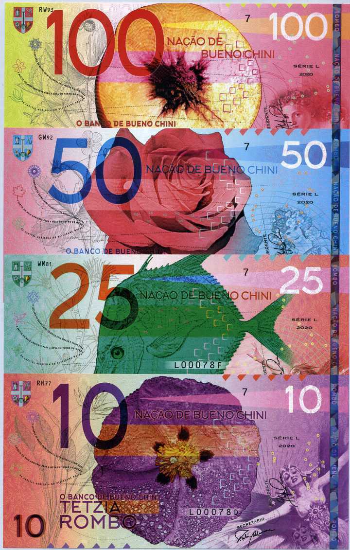 Bueno Chini Set 4 Fantasy 10 25 50 100 Rombo 2020  Weird and Wonderful