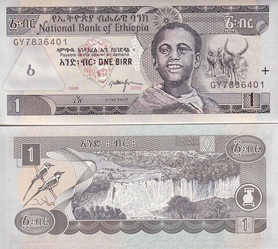 Ethiopia 1 Birr 1998/2006 P 46 d UNC