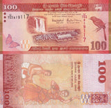 Sri Lanka 100 Rupees 2017 P 125 UNC