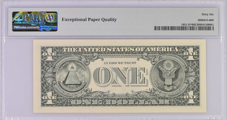 United States 1 Dollar USA 1995 P 496* Replacement Cleveland GEM UNC PMG 66 EPQ