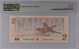 Canada 2 Dollars 1986 P 94 Thiessen Crow Superb Gem UNC PMG 68 EPQ High