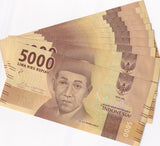 Indonesia 5000 Rupiah 2016/2016 P 156 a UNC LOT 10 PCS