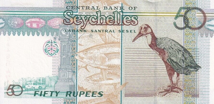 Seychelles 50 Rupees ND 2005 P 39A UNC