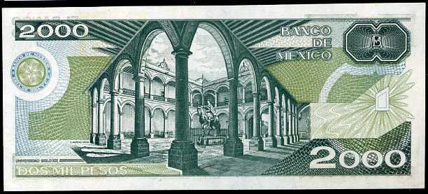 Mexico 2000 Pesos 1983 P 82 a AUnc
