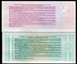 ARGENTINA SET 2 PCS 1 100 AUSTRAL 1991 P S-2711 - S-2715 UNC