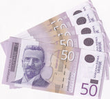 Serbia 50 Dinara 2011 P 56 a AUnc LOT 5 PCS