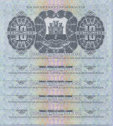 Gibraltar 10 Shillings Offical Fantasy 1934 for Toursim in 2018 Lot 5 Pcs