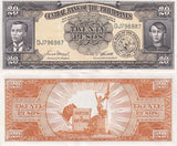 Philippines 20 Pesos 1949 P 137 d UNC